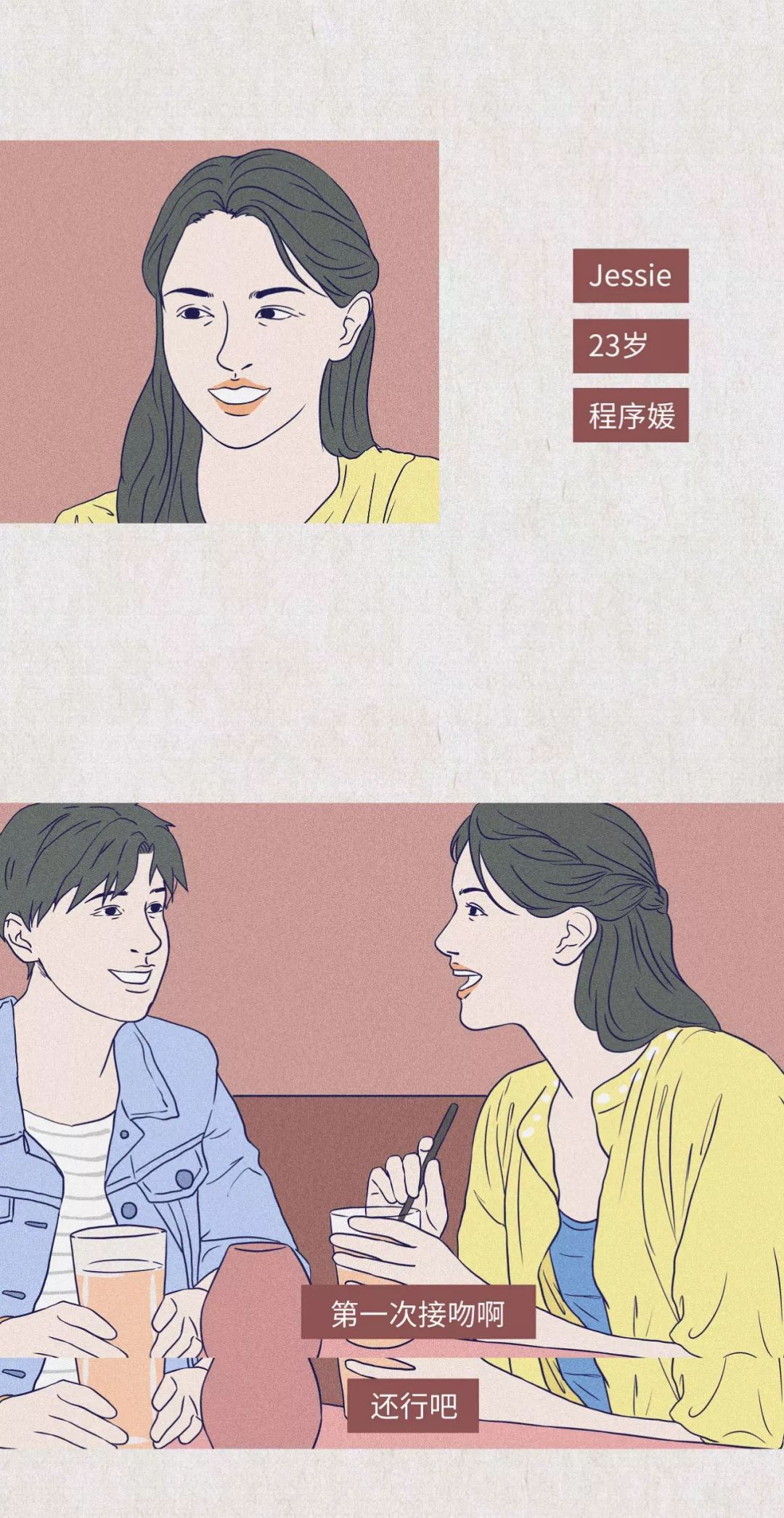 女生第一次接吻都在想什么？